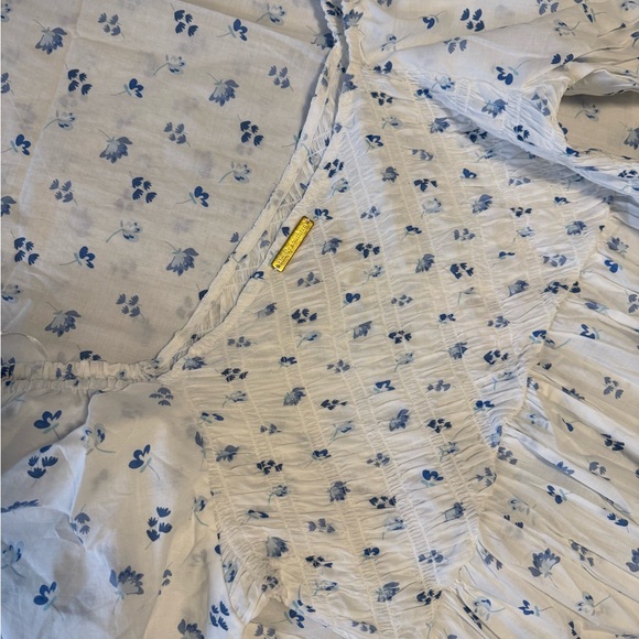 NWT Simply Southern Smocked Maxi Dress with Short Puffed Sleeves - XL - Picture 3 of 7